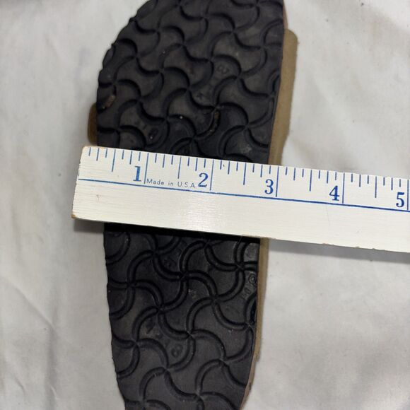 Birkenstock Arizona Stone Birkibuc Natural Leather Men's Women's Sandals EU 36 - Picture 11 of 12